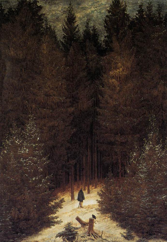 Der Chasseur im Walde (The Chasseur in the Forest) by Caspar David Friedrich