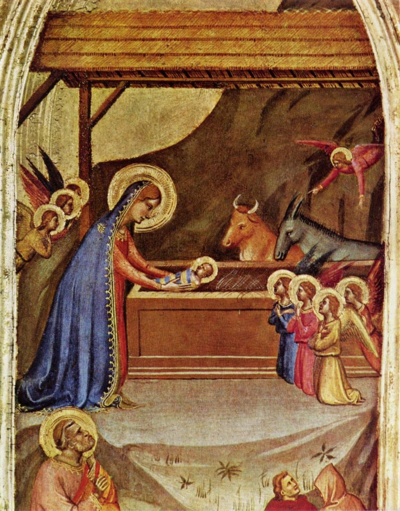 Birth of Christ ("Geburt Christi") by Bernardo Daddi