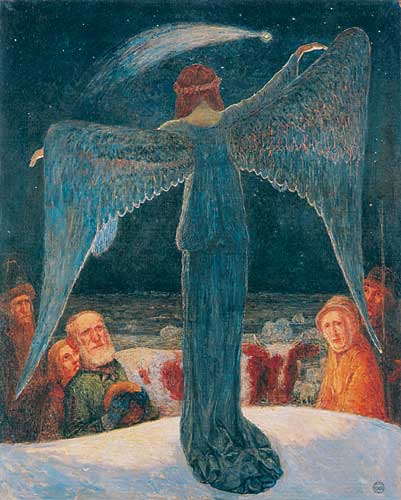 Verkündigung an die Hirten (The Annunciation to the Shepherds) by Heinrich Vogeler